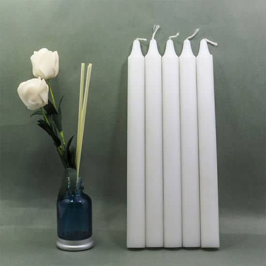 long white candles