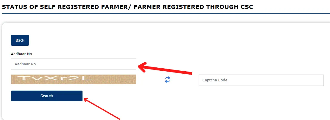 pm kisan self registered farmer status